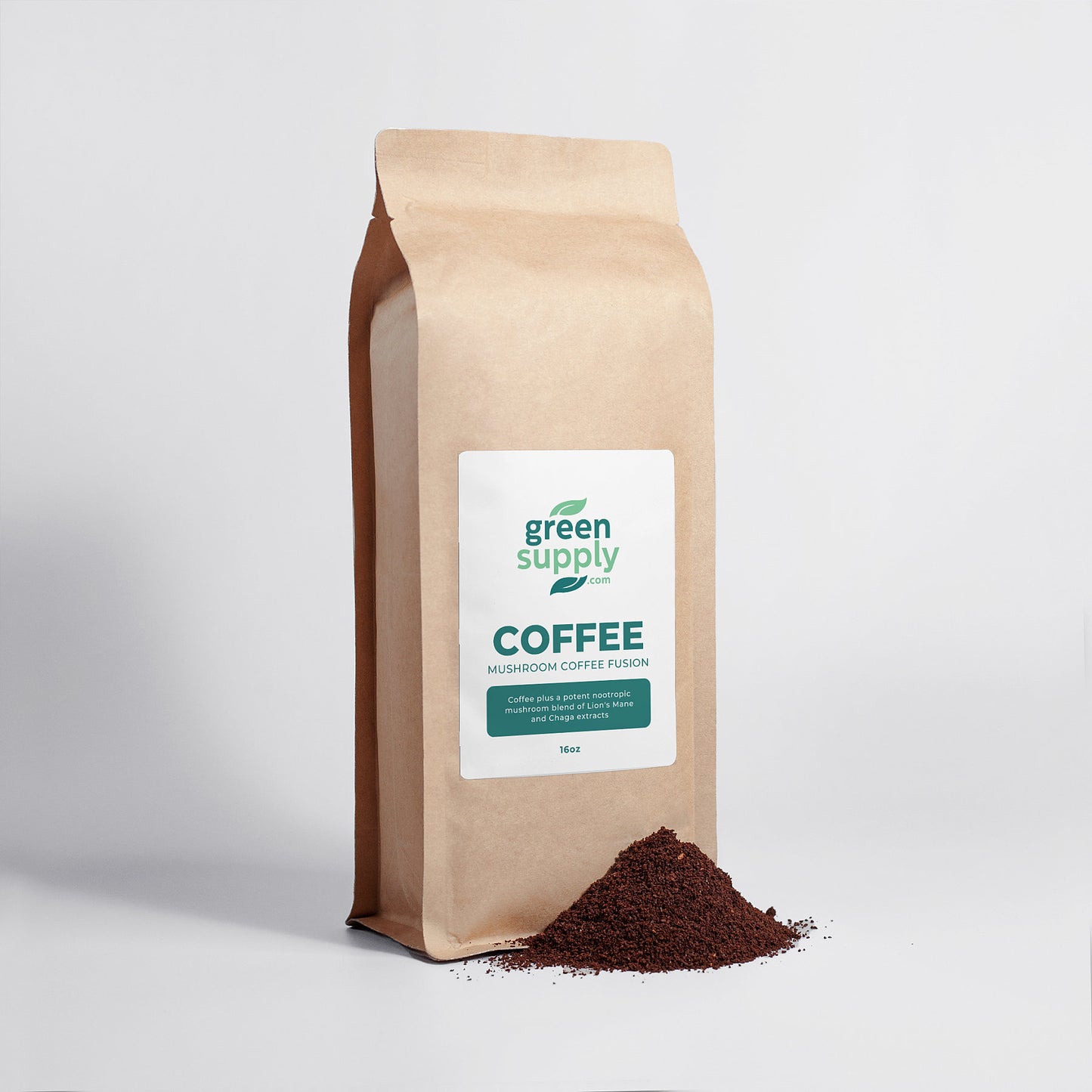 Best Mushroom Coffee Blend - Lion’s Mane & Chaga - 16oz