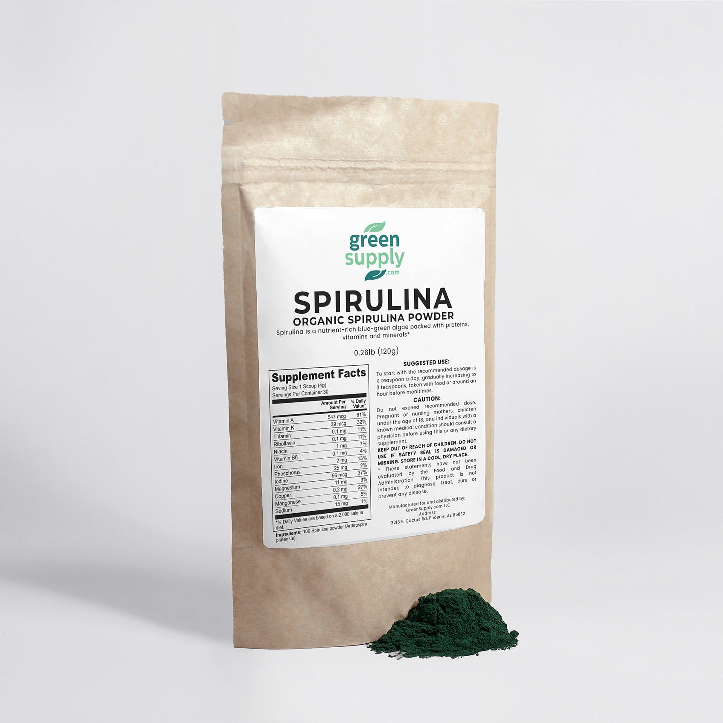Best Organic Spirulina Powder