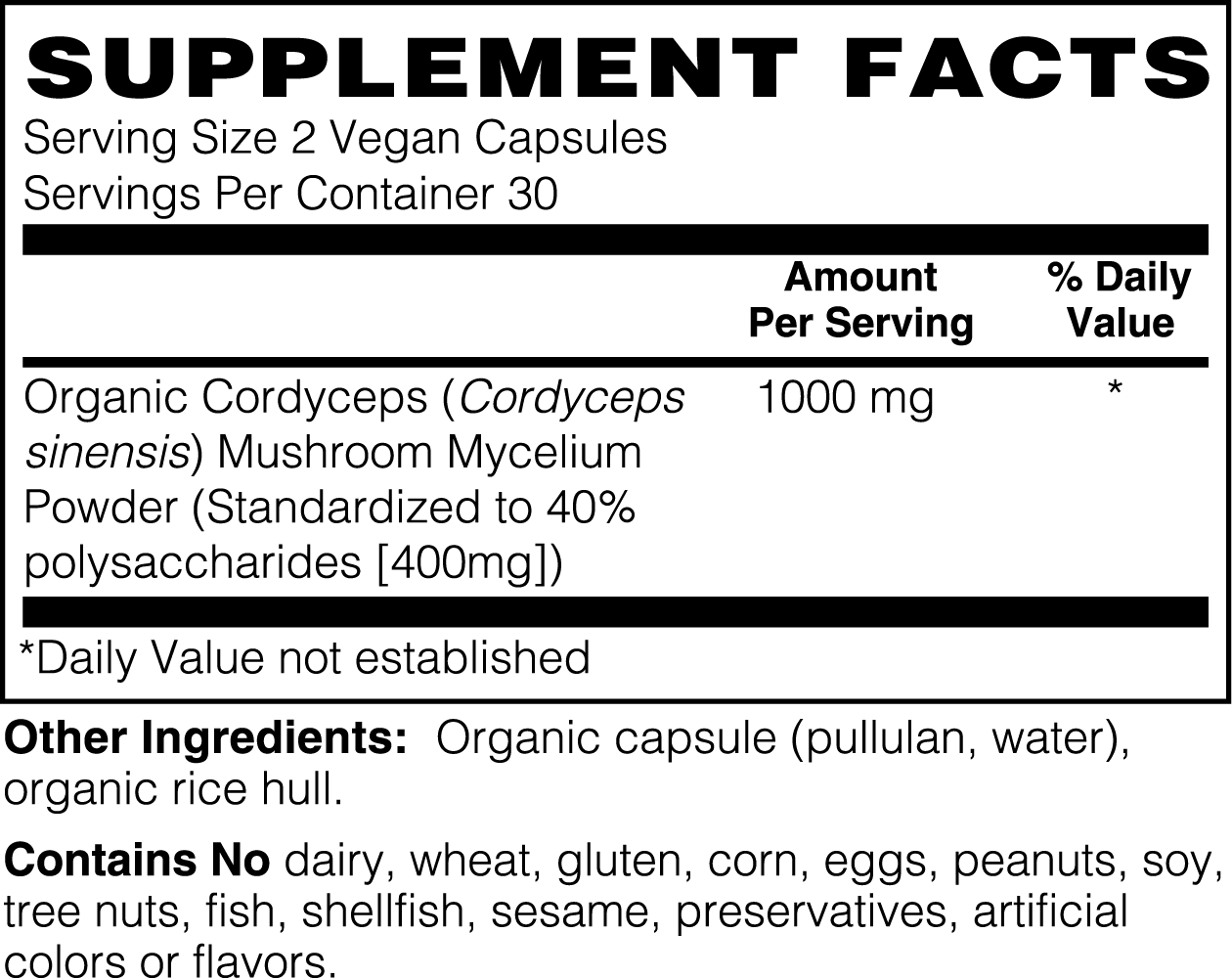 Best Cordyceps Mushroom Supplement