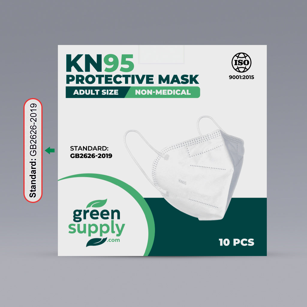 Blue Holiday Print KN95 Face Masks - Adult