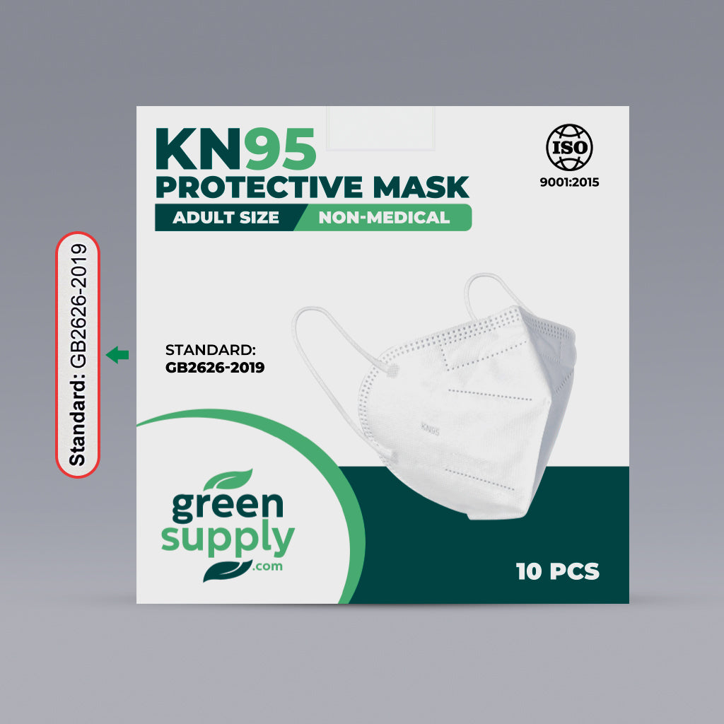 Gray KN95 Face Masks - Adult
