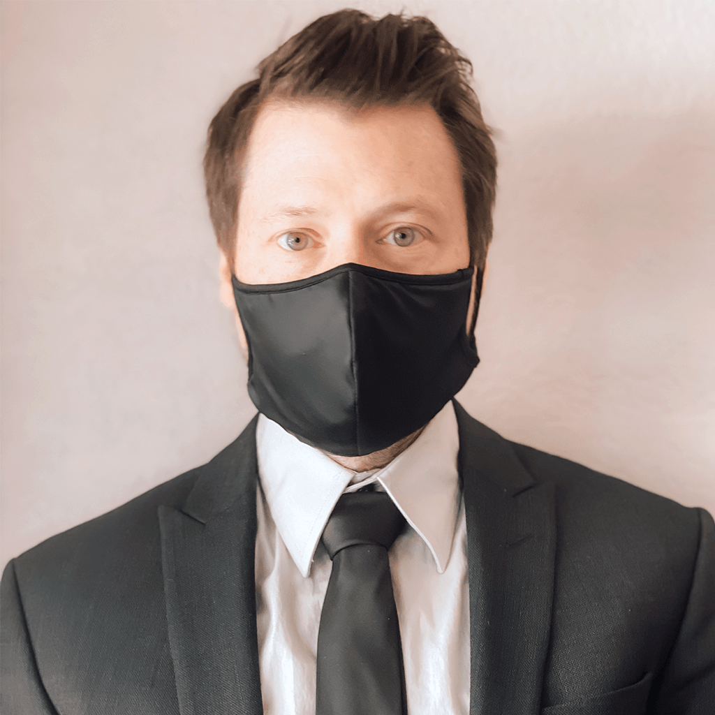Black Cloth Face Mask, Black Cloth Mask, Black Cloth Dust Mask