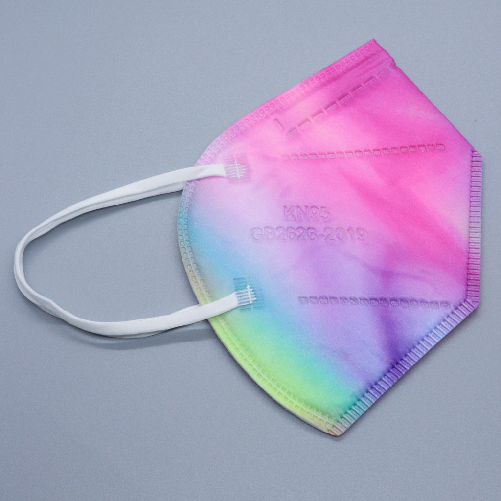 Rainbow Prism KN95 Face Masks - Adult