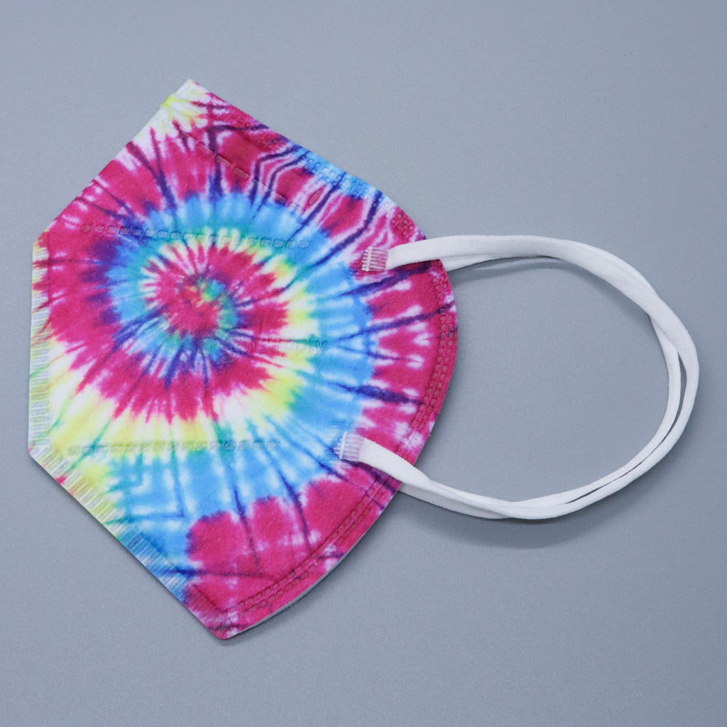 Wholesale Rainbow Tie Dye KN95 Face Masks - Adult