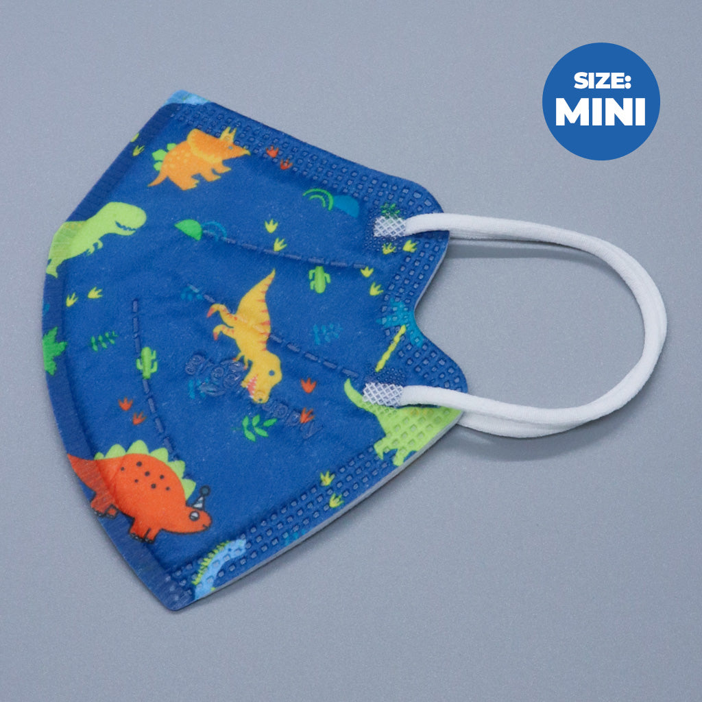 Dinosaur Print Mini Kids KN95 Masks