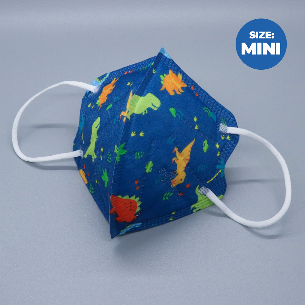 Dinosaur Print Mini Kids KN95 Masks
