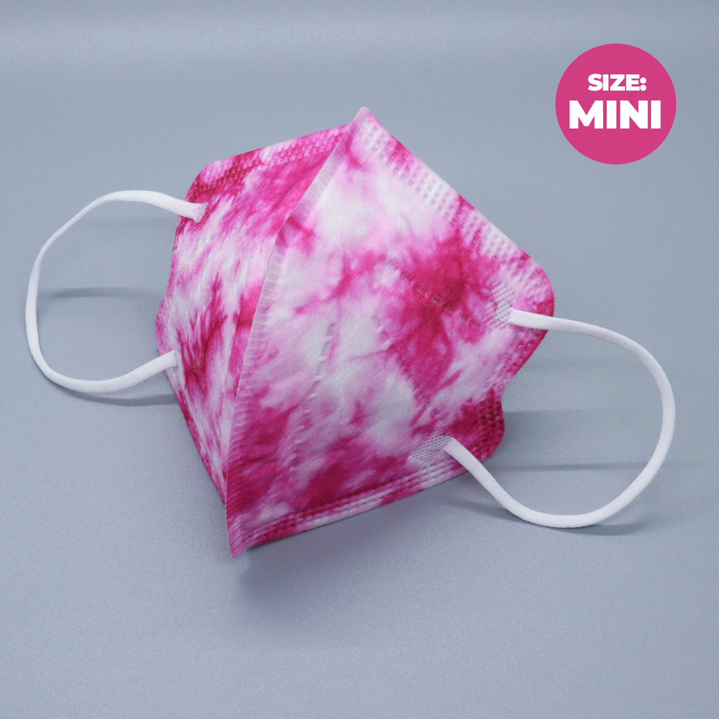 Pink Tie Dye Mini Kids KN95 Masks