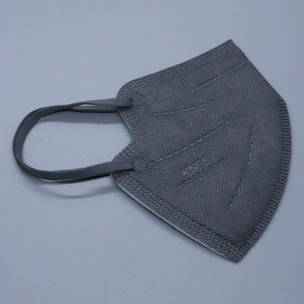 Charcoal Gray Kids KN95 Masks - Updated Shape