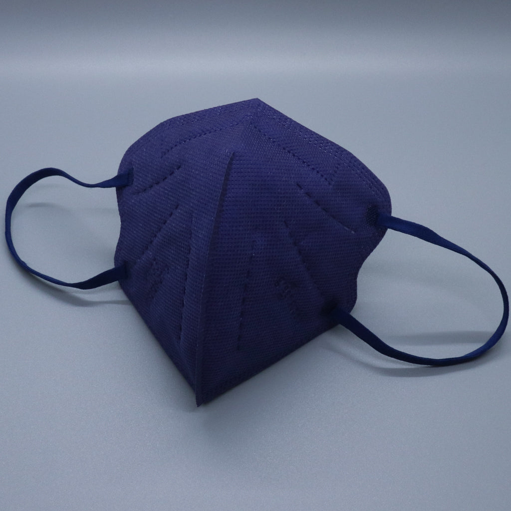 Navy Blue Kids KN95 Masks - Updated Shape