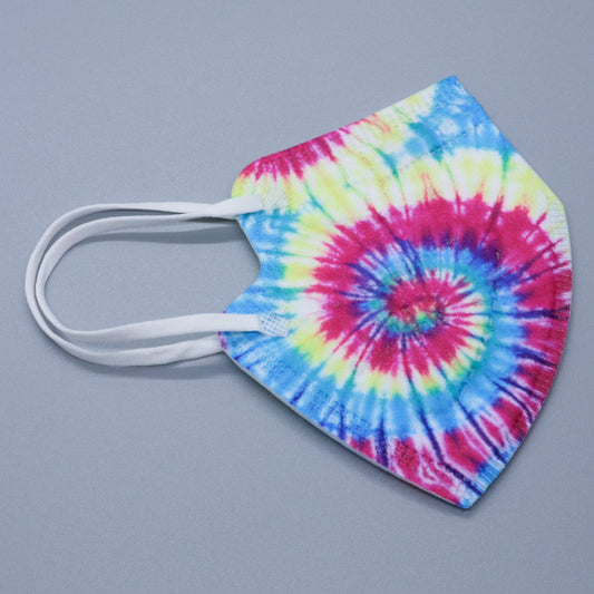 Rainbow Tie Dye Kids KN95 Masks - Updated Shape