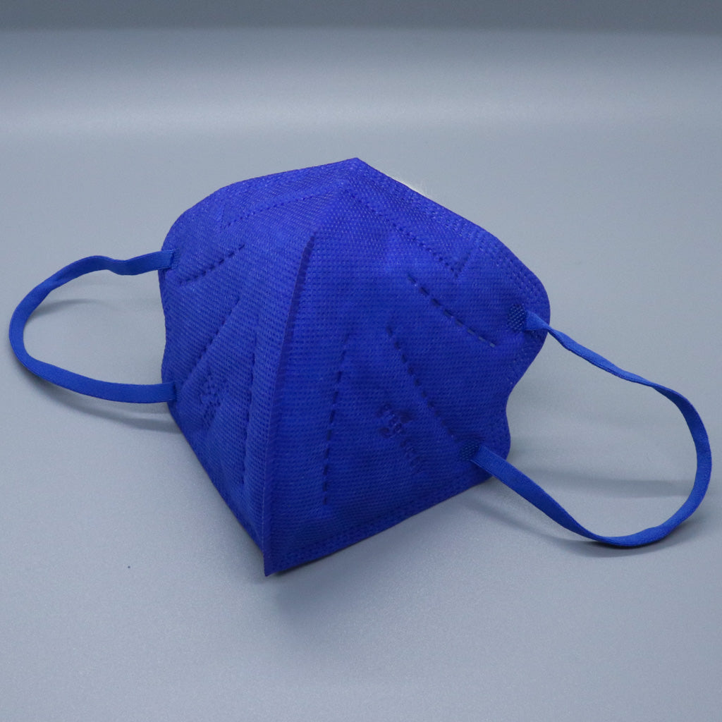 Royal Blue Kids KN95 Masks - Updated Shape