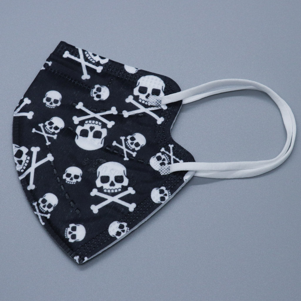 Skull And Crossbones Kids KN95 Masks - Updated Shape