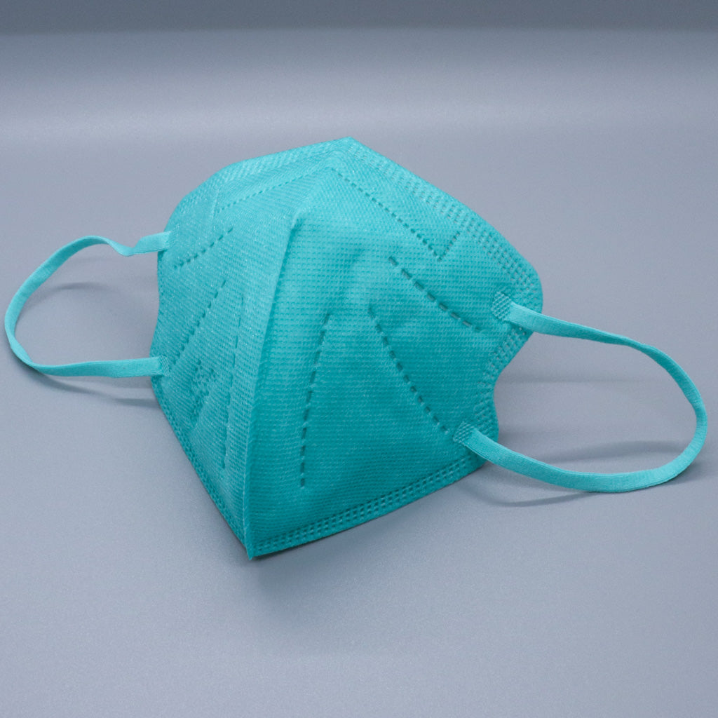 Turquoise Kids KN95 Masks - Updated Shape