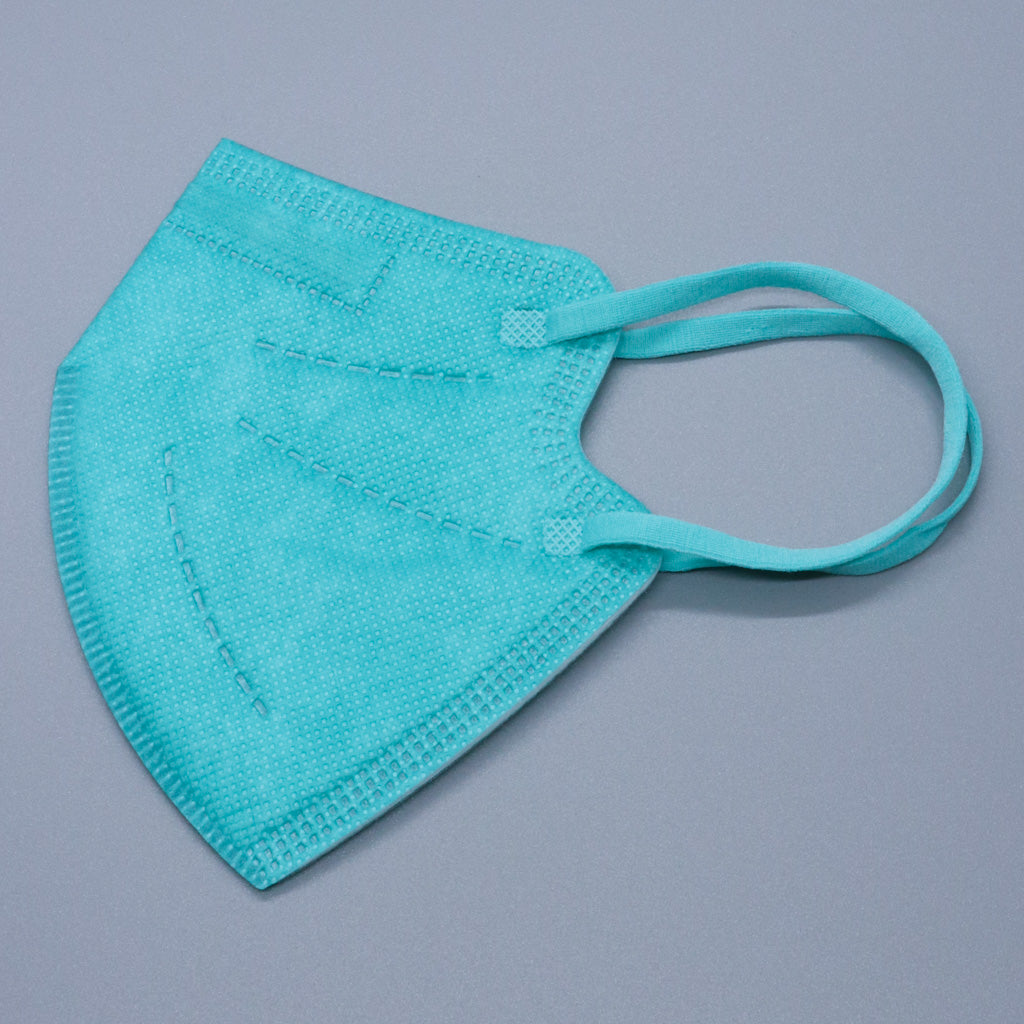 Turquoise Kids KN95 Masks - Updated Shape