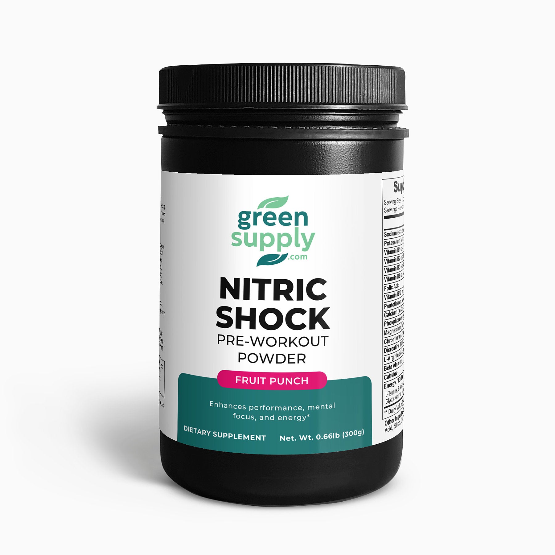 Nitrix Powder Best Fruit Punch Nitric Shock Pre-Workout Powder – Greensupply.com