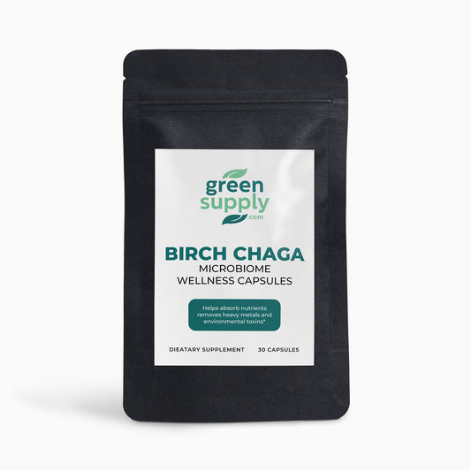 Best Birch Chaga Supplement Microbiome Wellness Capsules