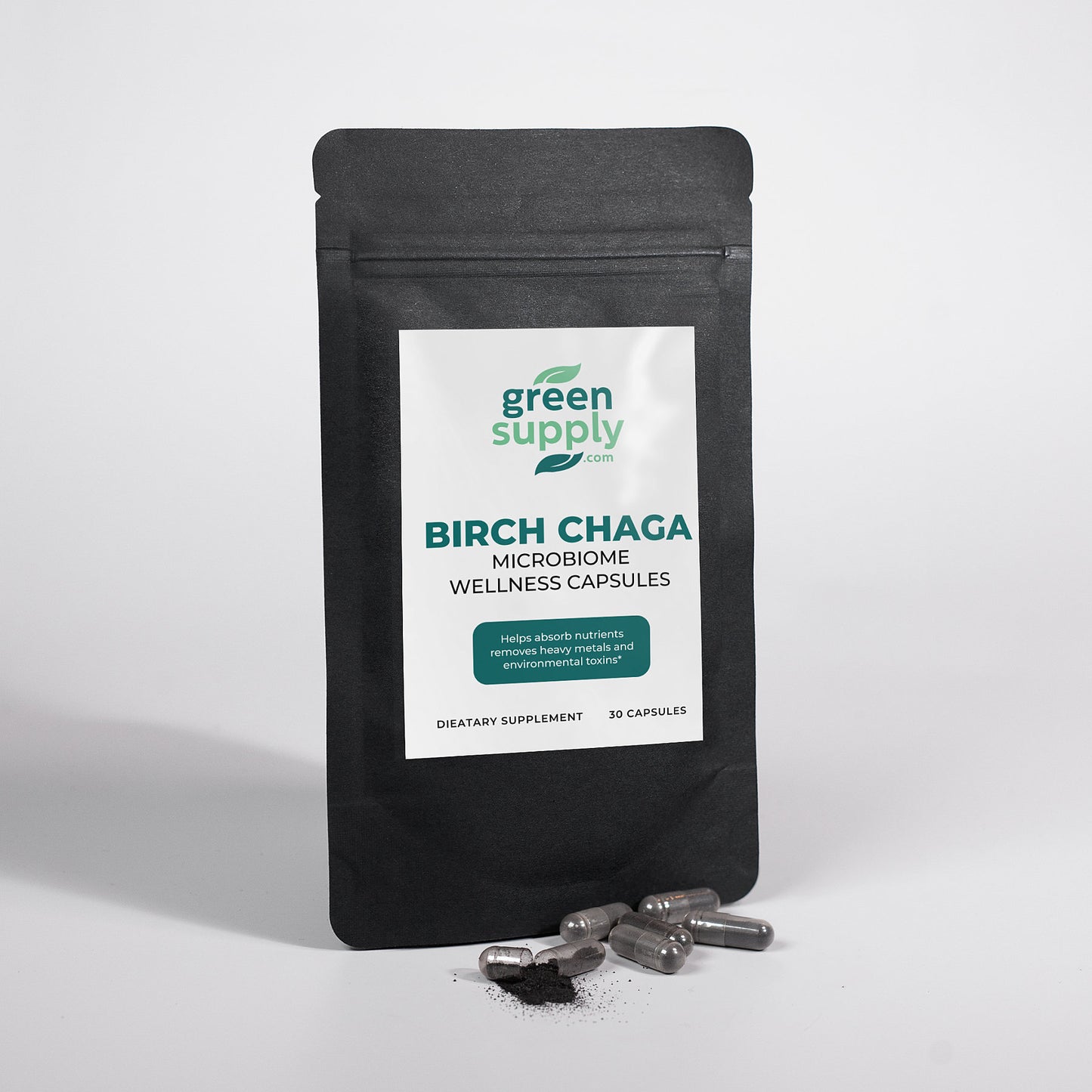 Best Birch Chaga Supplement Microbiome Wellness Capsules