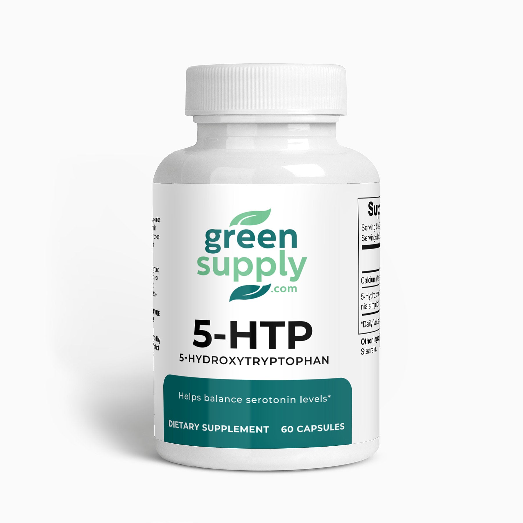 5-HTP Supplement Capsules, 5-Hydroxytryptophan Supplement Capsules ...