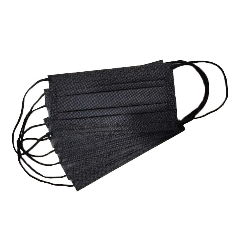 Black Disposable Masks - 50 Pack