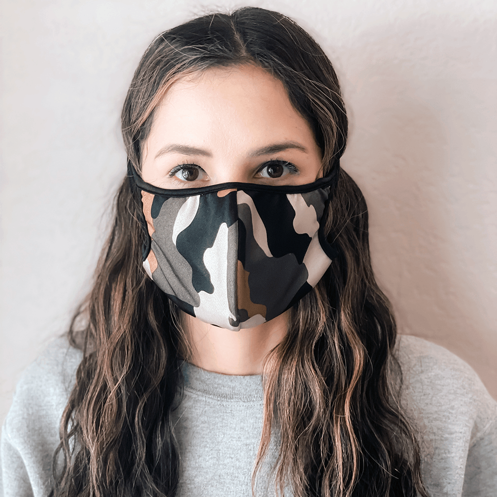 Camouflage Cloth Face Mask, Camo Cloth Mask, Camo Cloth Dust Mask ...
