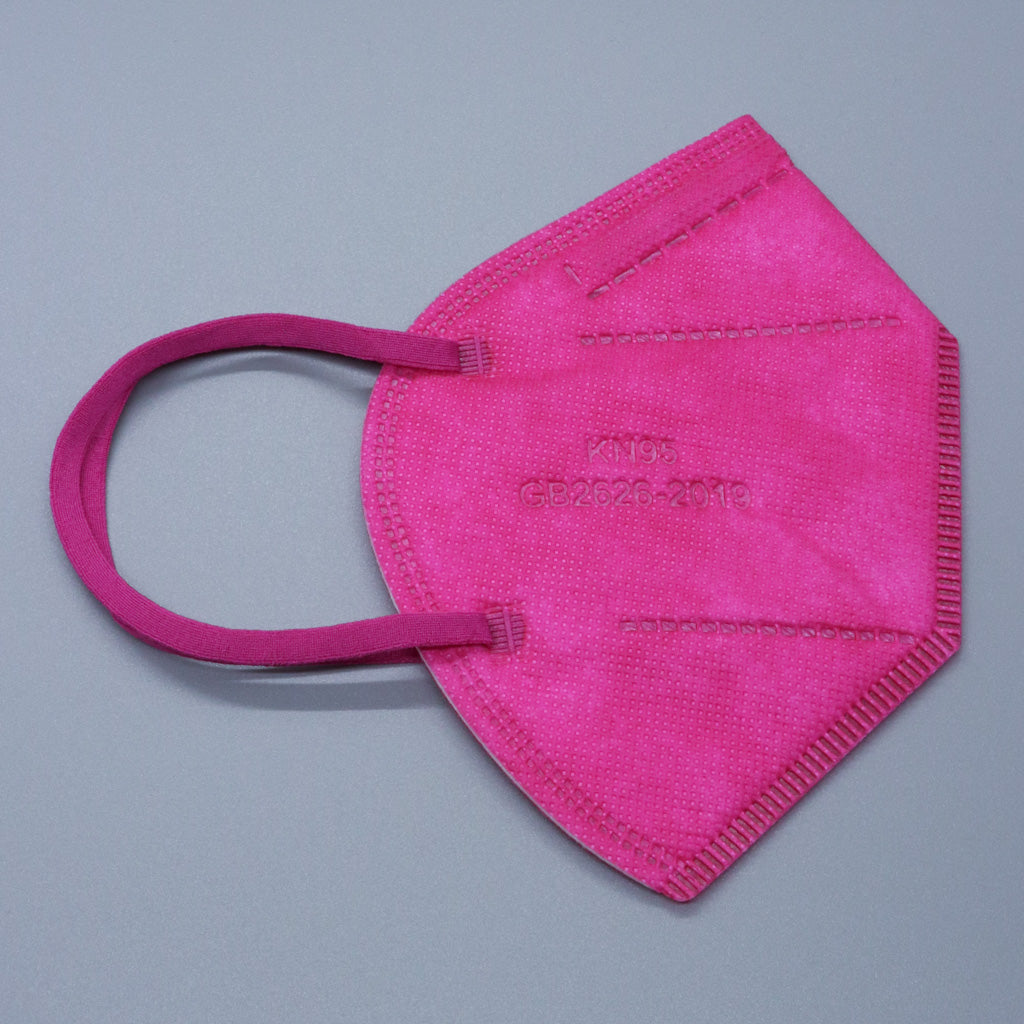 Wholesale Hot Pink KN95 Masks, Wholesale Adult Hot Pink KN95 Face Masks