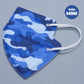 Blue Camo Mini Kids KN95 Masks