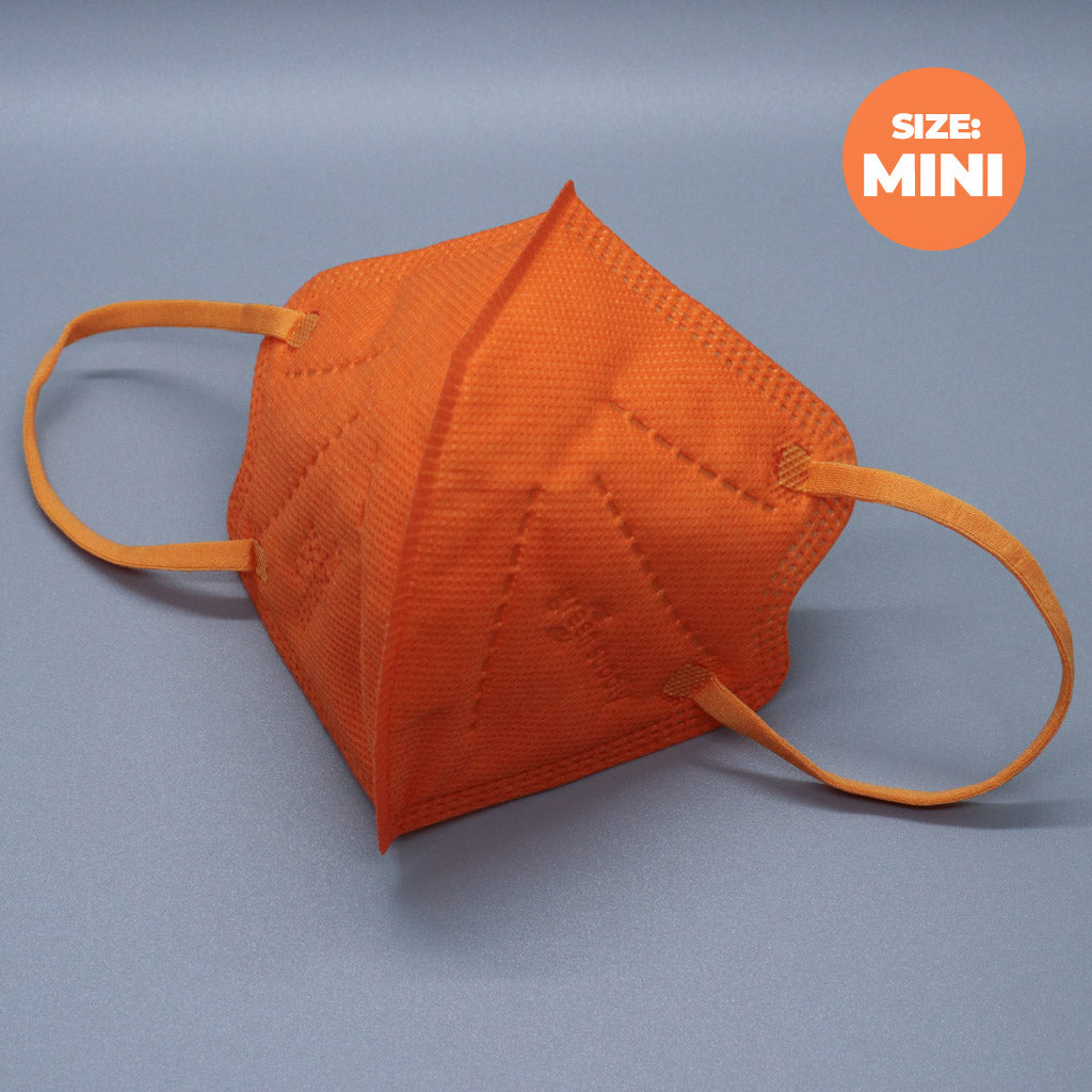 Orange Mini Kids KN95 Masks