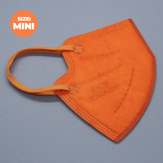 Orange Mini Kids KN95 Masks
