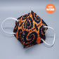 Orange and Black Tie Dye Mini Kids KN95 Masks