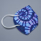 Blue Tie Dye Kids KN95 Masks - Traditional Shape