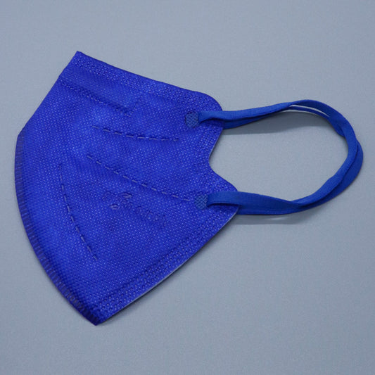 Royal Blue Kids KN95 Masks - Updated Shape