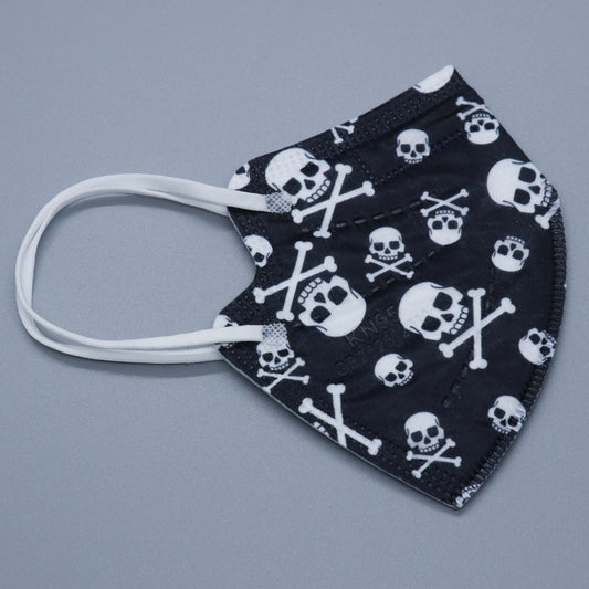 Skull And Crossbones Kids KN95 Masks - Updated Shape